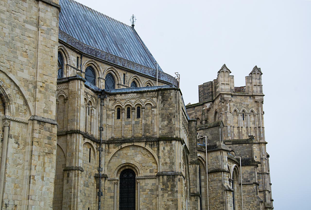 Canterbury Cathedral hinten rechts