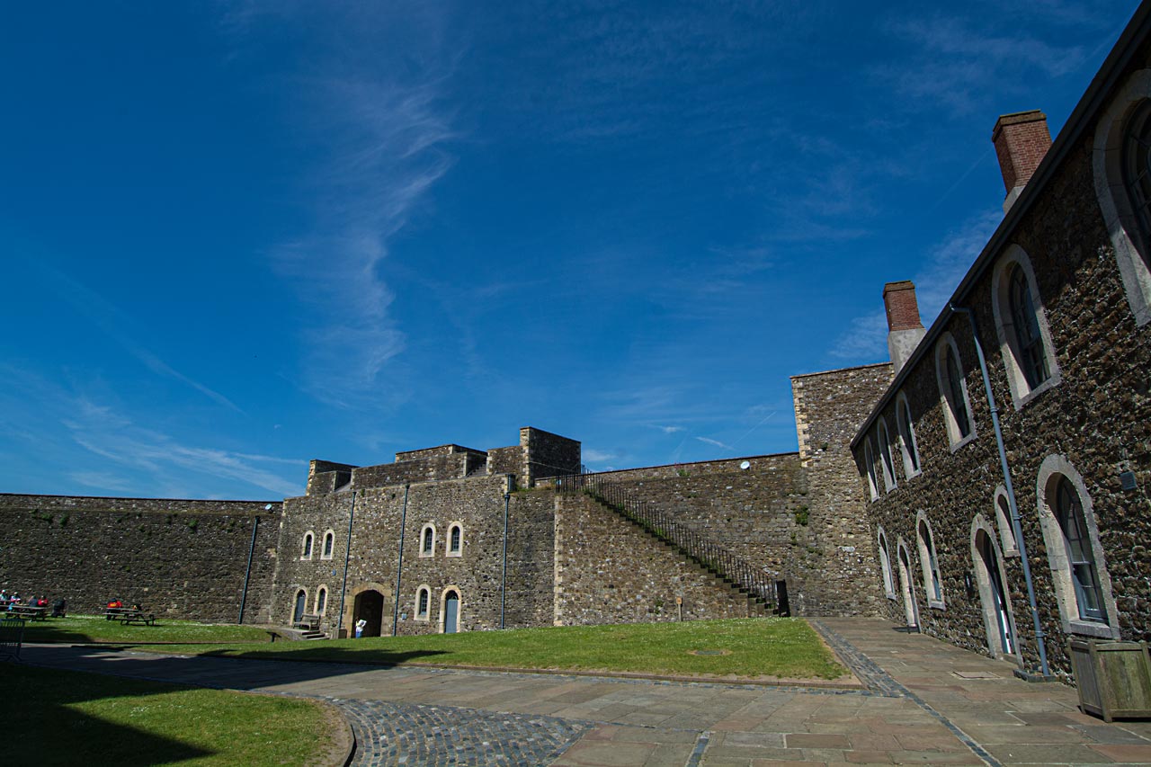 Dover Castle Außenmauer